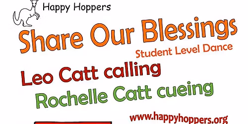 Happy Hoppers Share Our Blessings Dance & Food Drive