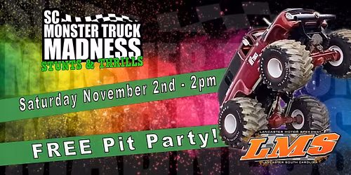 Monster Jam Pit Pass: Preshow Pit Party from 9:30am-11:00am