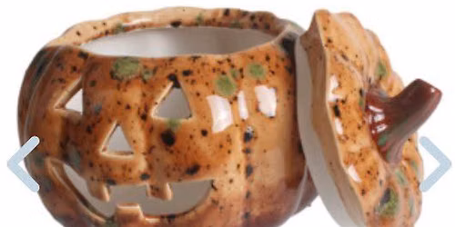 Ceramic Jack O'Lantern