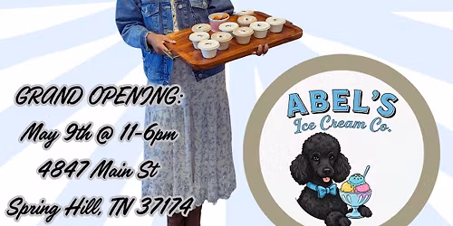 GRAND OPENING: Abel's Ice Cream Co.