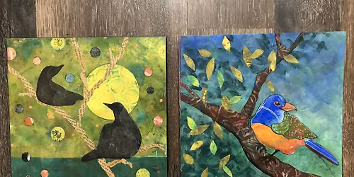 Bird collage workshop
