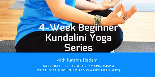 4-Week Beginner Kundalini Yoga Series