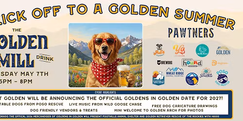 Yappy Hour at The Golden Mill - A Kick Off to a Golden Summer.