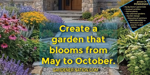 Seminar June 27-Powassan:   Create a garden that blooms from May to October 