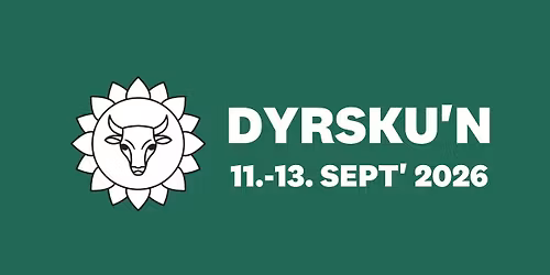 Dyrsku'n 11.-13. september 2026 (Offisiell)