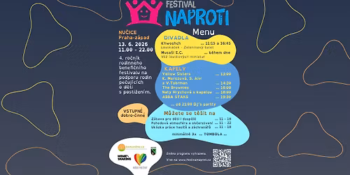 4. ro\u010dn\u00edk rodinn\u00e9ho benefi\u010dn\u00edho festivalu na podporu rodin pe\u010duj\u00edc\u00edch o d\u011bti s posti\u017een\u00edm