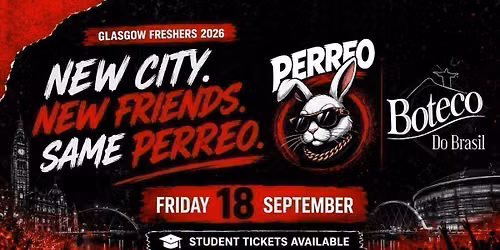 \ud83c\udf93 GLASGOW FRESHERS 2026 \u2014 PERREO \ud83d\udc30\ud83d\udd25 