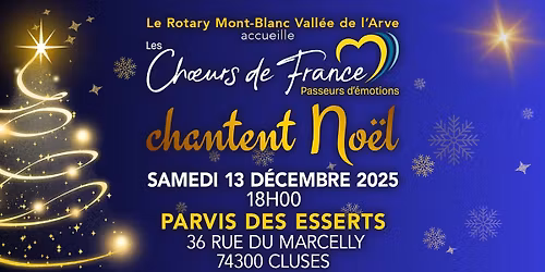 Les Ch\u0153urs de France chantent No\u00ebl \u00e0 Cluses