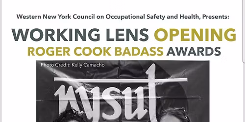 WORKING LENS OPENING NIGHT AND ROGER COOK BADASS AWARDS!!