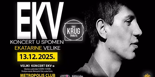 KRUG EKV - LIVE KONCERT \/ 13.12.2025. @METROPOLIS CLUB