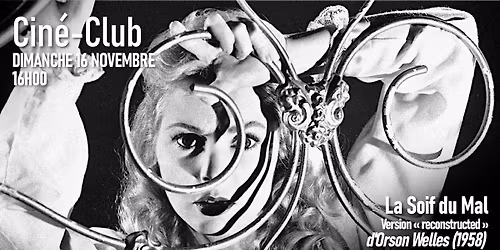 Cin\u00e9-club : La soif du mal (1958)