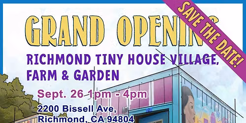 Richmond Tiny Home Village Grand Opening 