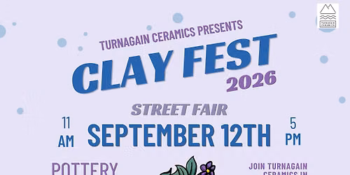 Turnagain Ceramics Clay Fest 2026