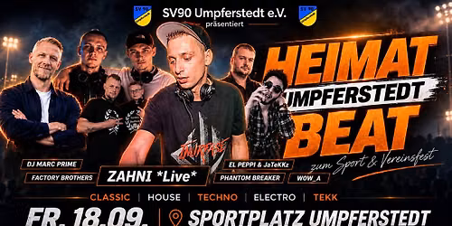 HEIMAT BEAT I SPORTPLATZ UMPFERSTEDT \ud83d\udd25Classic-House\u26a1Techno\u26a1Electro\u26a1Tekk \ud83d\udd25