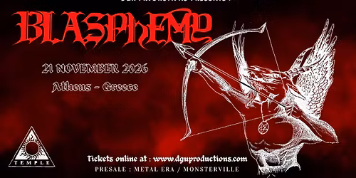 BLASPHEMY LIVE IN ATHENS + GUESTS at BLACK TEMPLE 