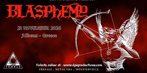 BLASPHEMY LIVE IN ATHENS + GUESTS at BLACK TEMPLE 