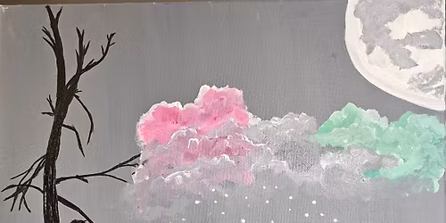 El Agave and Paint ~ Crows Gazing at the Moon 281