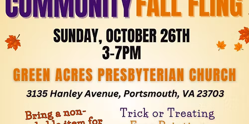 Community Fall Fling