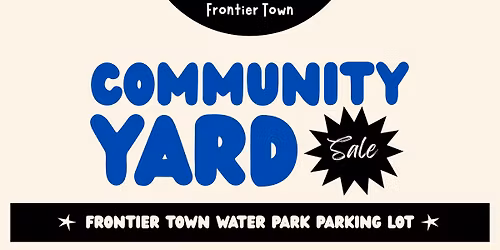Community Yard Sale