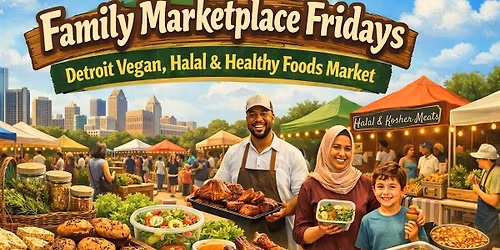 Family Marketplace Fridays: Detroit Vegan, Halal & Healthy Foods Market
