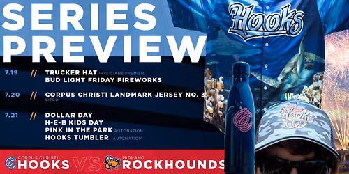 Corpus Christi Hooks at Midland RockHounds at Scharbauer Sports Complex - Momentum Bank Ballpark