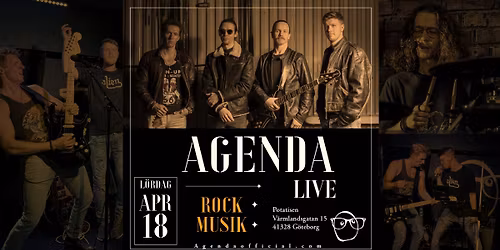 Agenda - live p\u00e5 Potatisen - G\u00f6teborg\ud83d\udd25