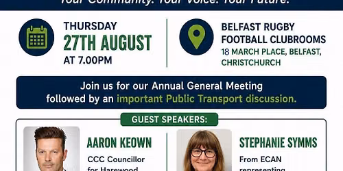 AGM & Public Transport Talk