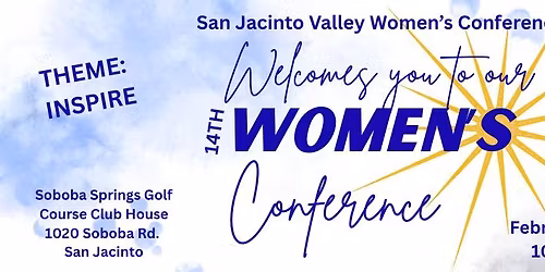 14th Annual San Jacinto Valley Women's Conference