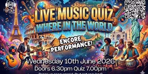 Encore Live Music Quiz - Where in the World