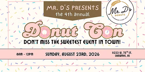 Donut Eating Competition at Mr. D's Donut Con