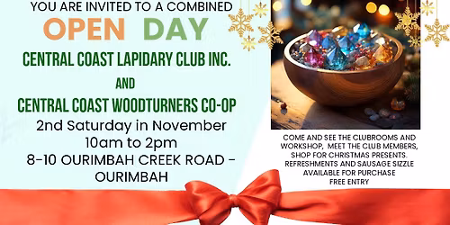 Central Coast Lapidary Club Open Day