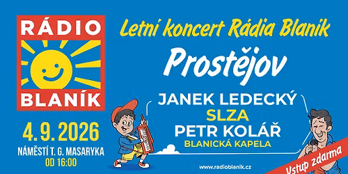 Letn\u00ed koncert R\u00e1dia Blan\u00edk v Prost\u011bjov\u011b