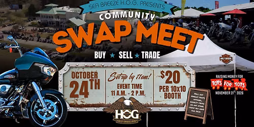 Community Swap Meet at Sea Breeze H-D\u00ae