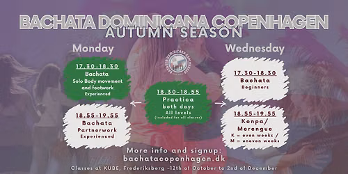 Experienced Bachata Solo - Body movement and footwork - Autumn season
