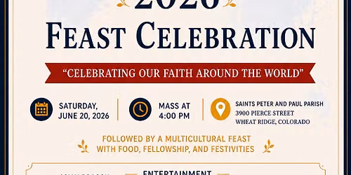 2026 Feast Celebration: Celebrate our Faith Around the World