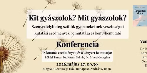 Kit gy\u00e1szolok? Mit gy\u00e1szolok? - Konferencia \u00e9s k\u00f6nyvbemutat\u00f3