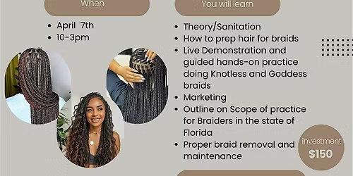 High School Braid Certification Class