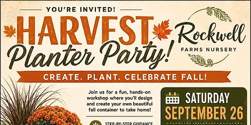 Harvest Planter Party