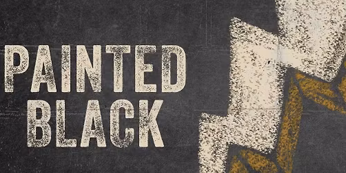 PAINTED BLACK Rocks The BEECHES MANOR!