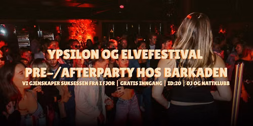 Ypsilon Pre- og Afterparty hos Barkaden | Nattklubb, DJ Sam og Gratis Inngang! \ud83d\udd25