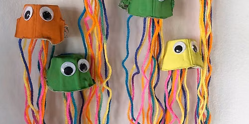 Wiggly Egg Carton Jellyfish