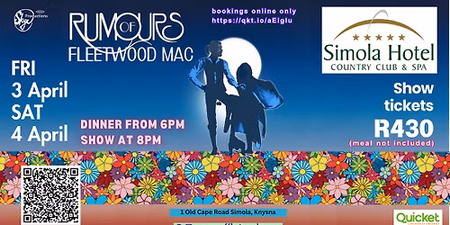 Rumours of Fleetwood Mac Tribute at Simola Hotel & Country Club, Knysna