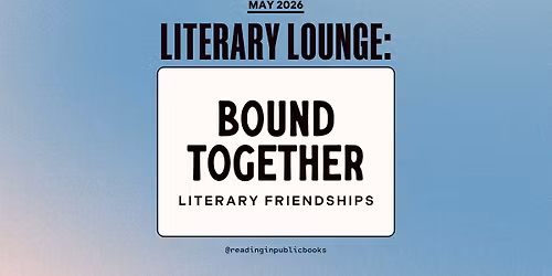 May Literary Lounge: A Monthly Book Lovers Social @ RinP