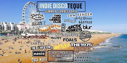 Indie Discoteque Summer Terrace Party (Brighton)