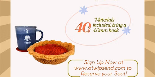 Pumpkin Pie Coaster Workshop
