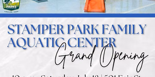 Grand Opening: Stamper Park Family Aquatic Center