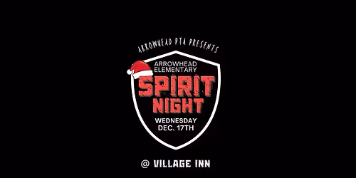 Arrowhead Spirit Night at Village Inn