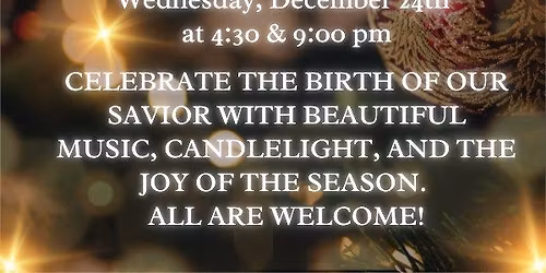 Family Candlelight Christmas Eve Worship