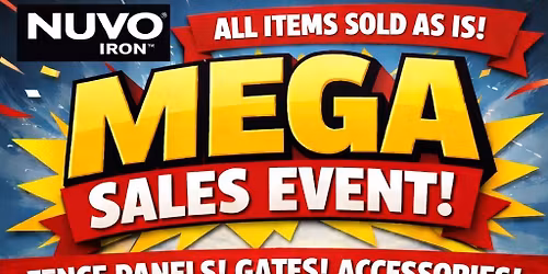 MEGA FENCE SALES EVENT 50% OFF