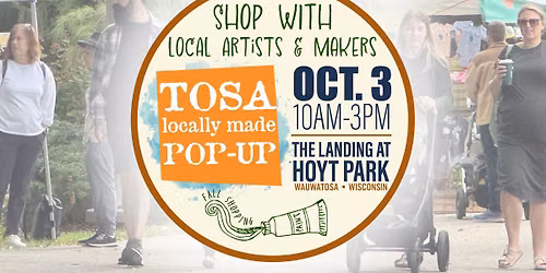 TOSA Locally Made Fall Pop-Up Oct 3, 2026